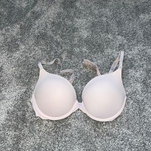 Light pink push up bra